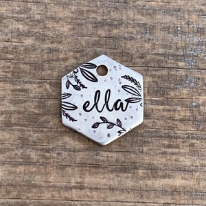 Mini Dog Tag, Pet Tag, The Grove, Mini Tag, Personalized Dog Tag, Cat Tag, Kitty Tag, Pet Id Tag, Custom Dog Tag, Metal Hounds Mini