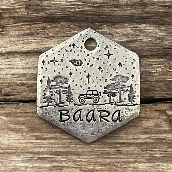 Pet ID Tag, Dog Tags for Dogs, Dog Tags, Collar Tag, Personalized, Dog Tag, Stars, Comet, Starlight Muddin’, Meteor, Truck, Custom ID