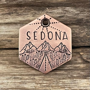 Dog Tags For Dogs, The Arizona, Cactus Dog Tag, Personalized Dog Tag, Pet Id Tag, Custom Dog Tag, Pet Supplies