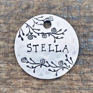 Dog Tags For Dogs, Personalized Dog Tag, Pet Id Tag, Custom Dog Tag, Pet Supplies, Pet Collar Tag, Rosette