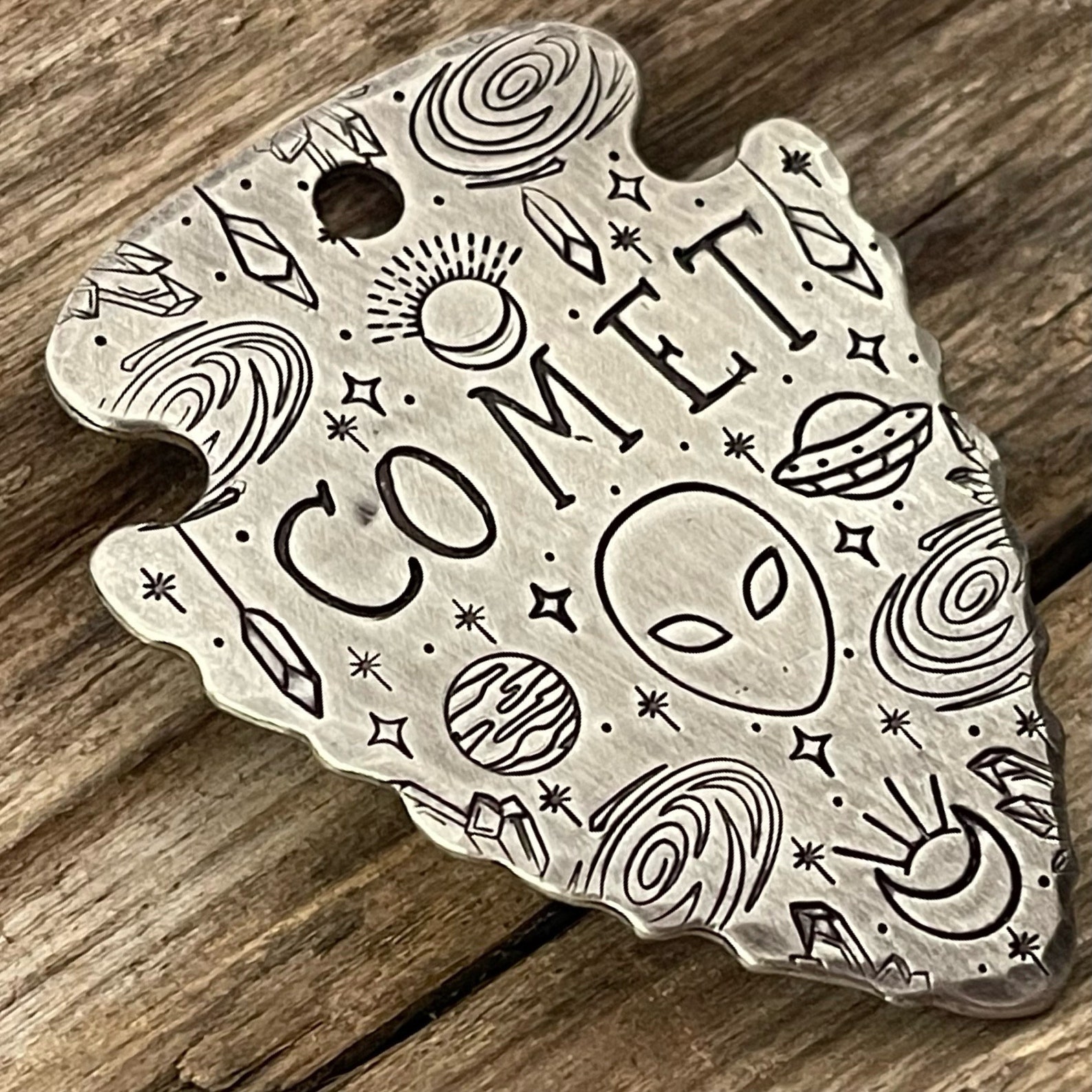 Dog Tag for LARGE Dogs Dog Tags LARGE Arrowhead Stars Etsy