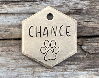 Dog Tag, Dog Tags for Dogs, Dog Tags, Pet Id Tag, The Maine Paw, Paw Print, Personalized, Custom Dog Tag, Dog Collar Tag