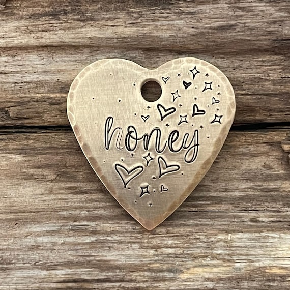 Heart Shaped Pet ID Tag