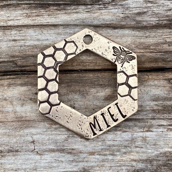 Hexagon dog tag online