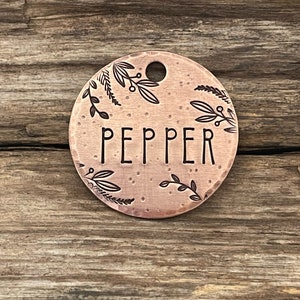 Targhetta per cani personalizzata, The Grove, Targhette per cani per cani, Targhette per cani, Targhetta identificativa per animali domestici, Targhetta per cani personalizzata, Metal Hounds