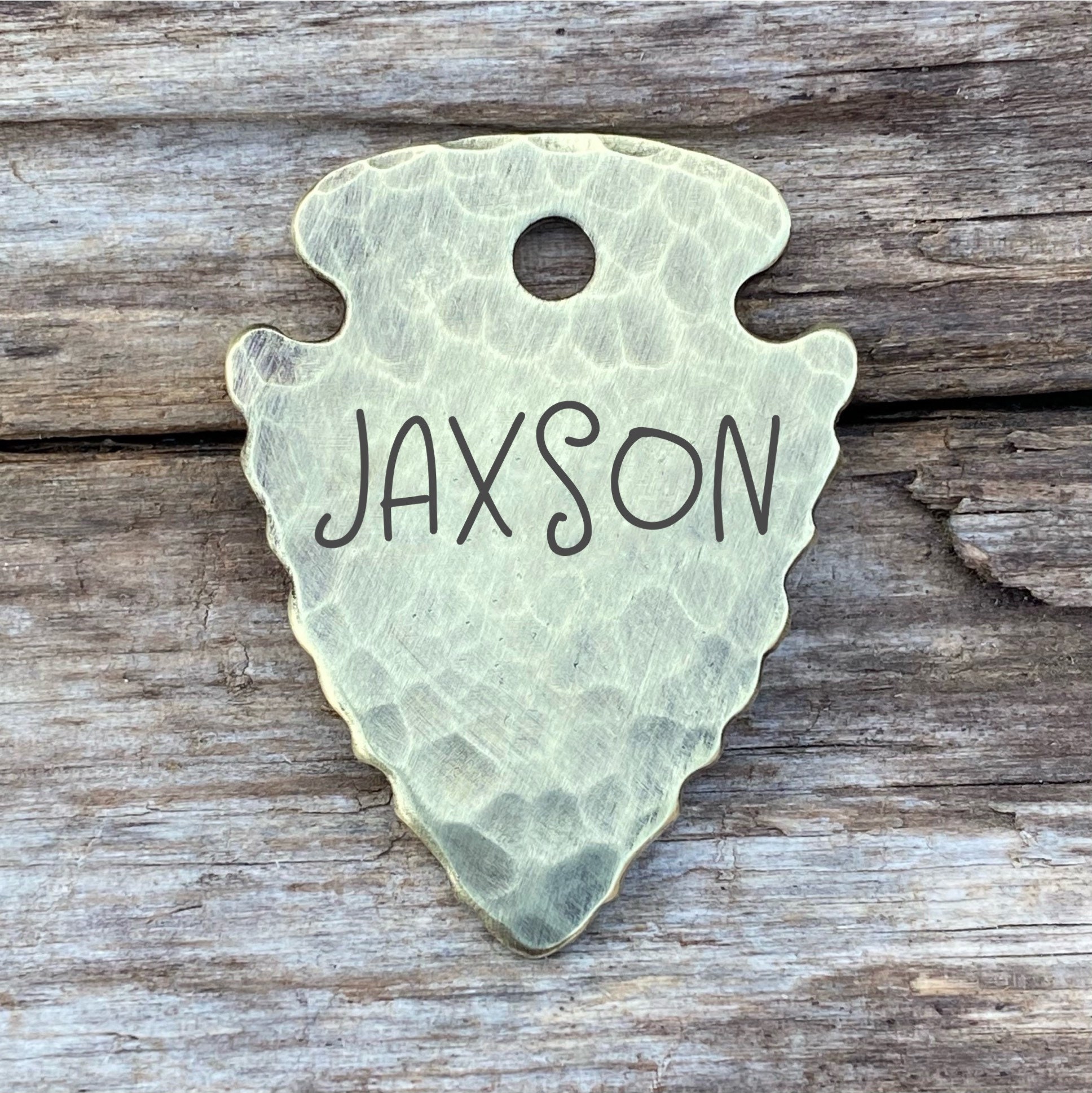 arrowhead dog tag