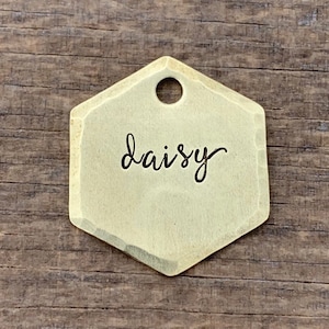 Medagliette per cani, L'essenziale, Animali domestici, Collari, Guinzagli, Medaglietta per cani, Medagliette per animali domestici, Medaglietta per cani personalizzata, Medaglietta identificativa per animali domestici, Cane timbrato a mano