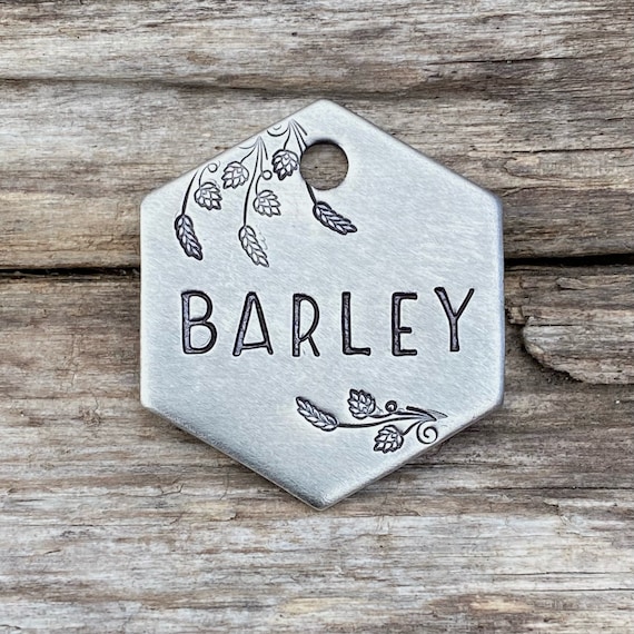 Free Engraving Marble Dog Tags, Personalized Collar Dog Tag, Free Engraving Pet ID Tags, Custom Dog Tags, Aluminum Tags for Dog, Collar Pet Tags, with