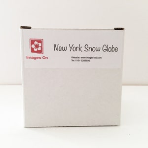 Snow Globe of New York, watercolour images of Empire state, Liberty, Freedome Tower, Newyork Skyline, Freedom and Liberty Xmas decoration image 3