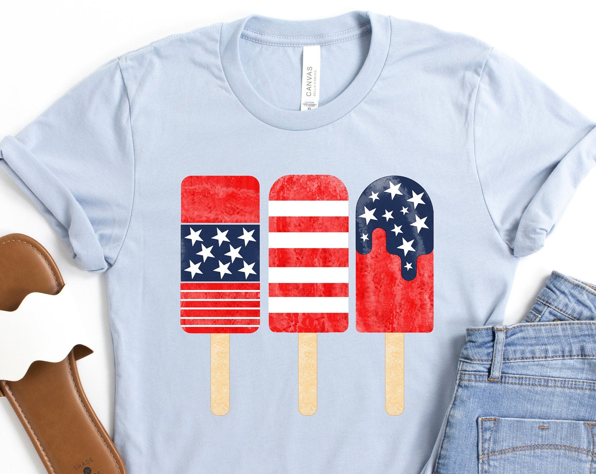 Discover Popsicle Shirt, 4th of July Shirt, American Family Shirt, Matching Family Shirt