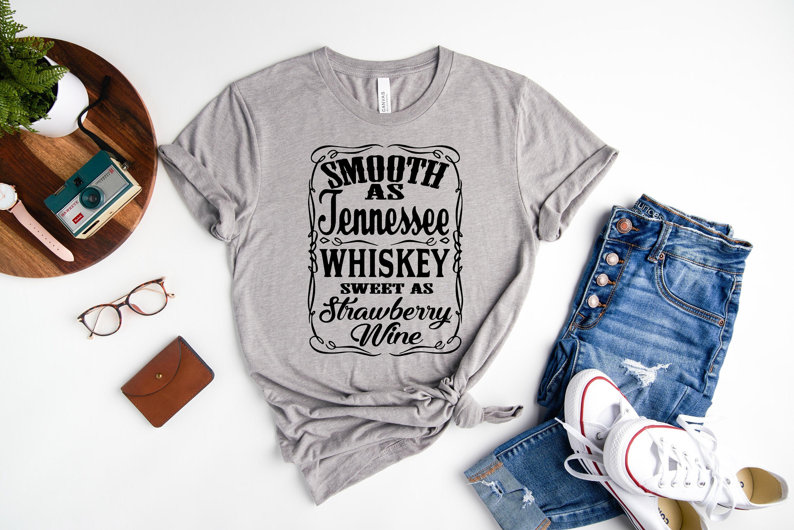 Smooth As Tennessee Whiskey Shirt Country Shirt Whiskey | Etsy