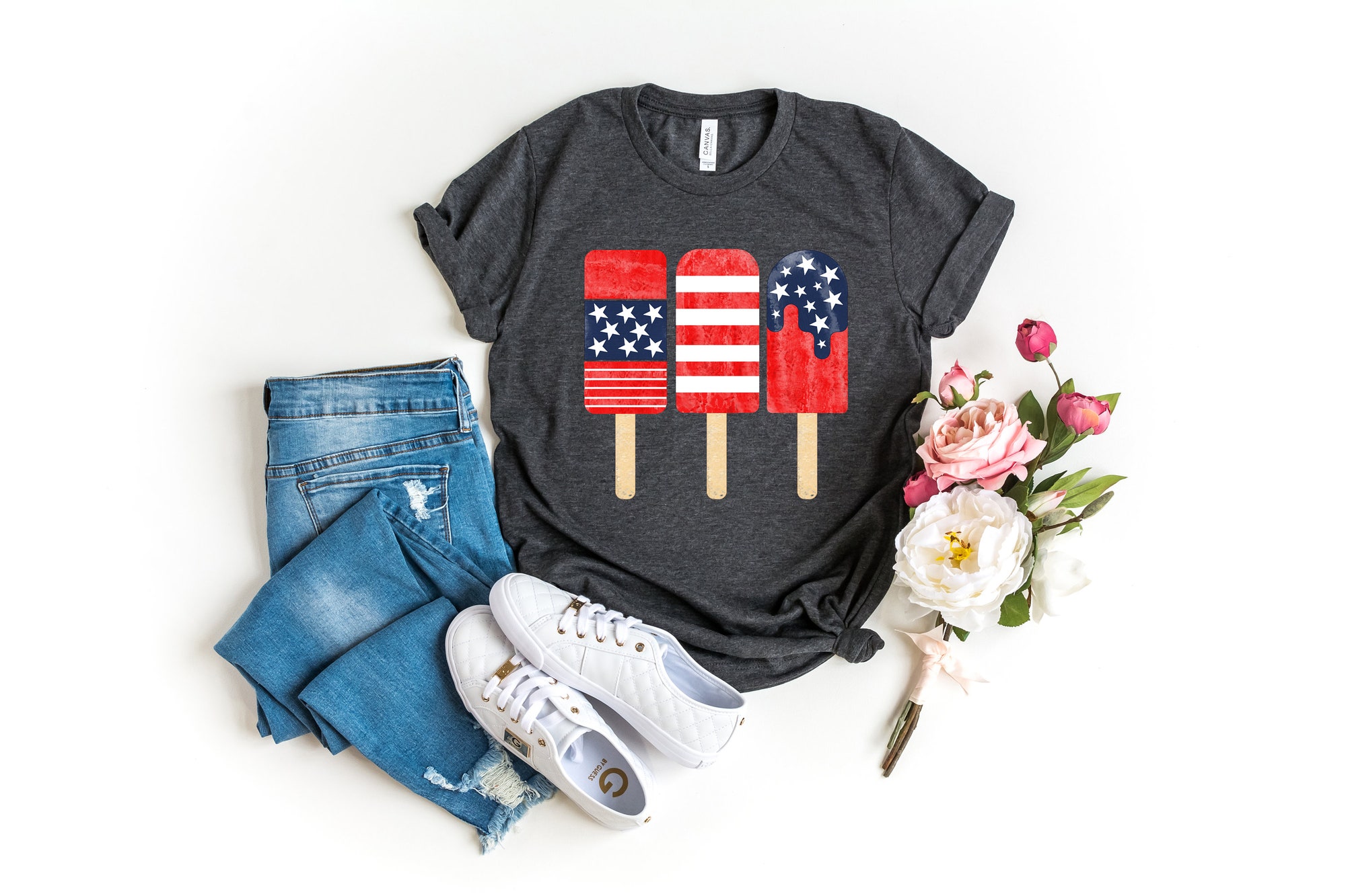 Discover Popsicle Shirt, 4th of July Shirt, American Family Shirt, Matching Family Shirt