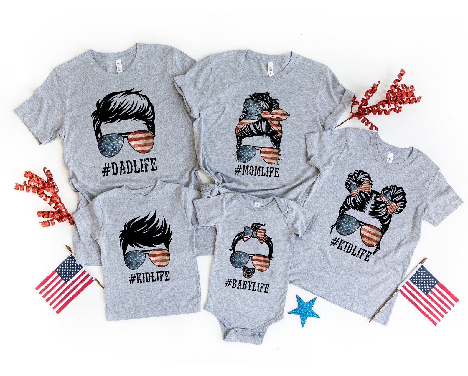 4th Of July Family, Matching Family Shirt