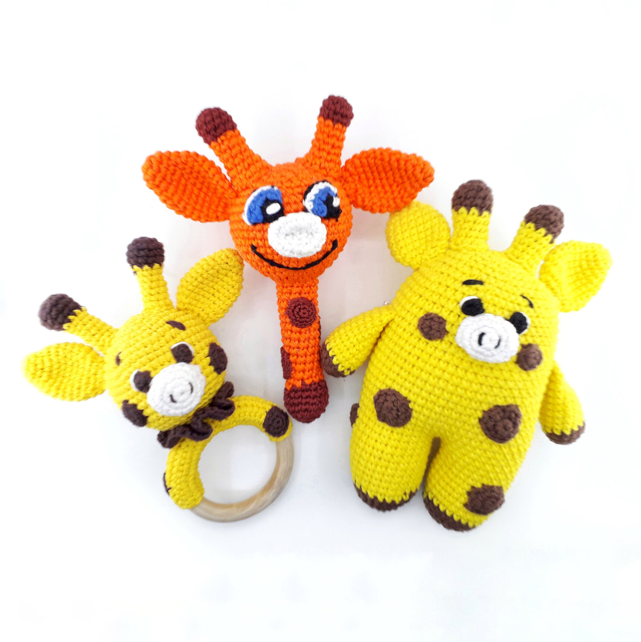 Amigurumi Giraffe Crochet Pattern 3 in 1 Crocheted Giraffe Etsy