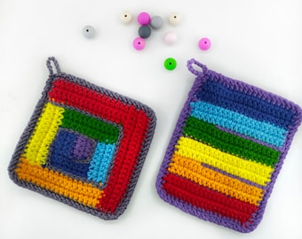 Crochet Pattern 2 in1  Montessori maze | autism and ocd | fidget toy labyrinth pattern
