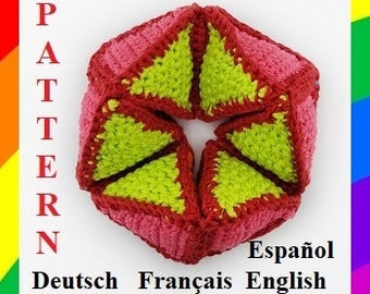 Crochet pattern Fidget sensory toy Coping for Anxiety simple pattern Stress Fidget Toy Crochet Pattern