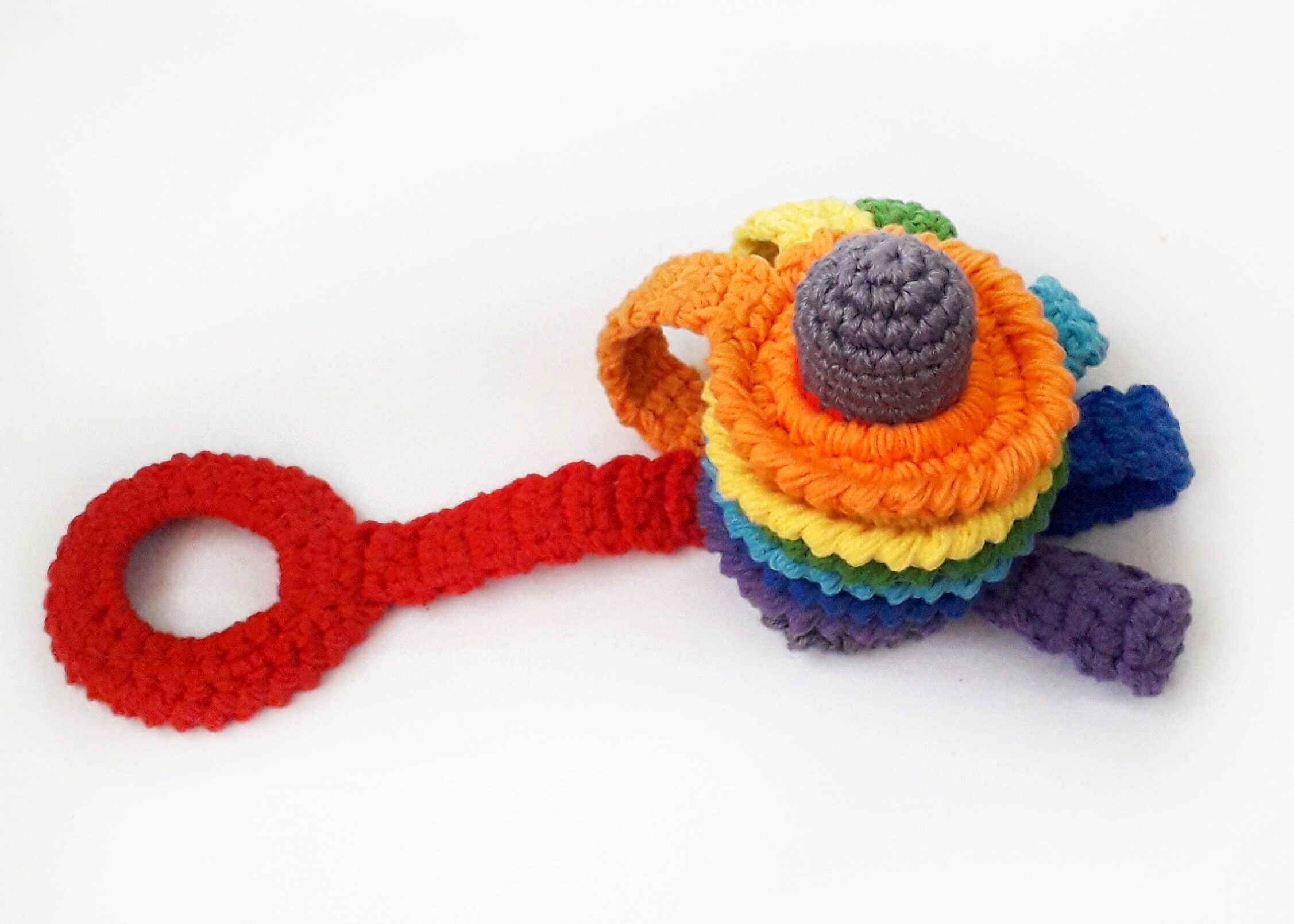 Pattern Montessori and Waldorf Eco Toy Pattern Rainbow Pyramid With ...