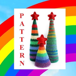 Crochet pattern Christmas tree  New Year Holiday decor Christmas Decor