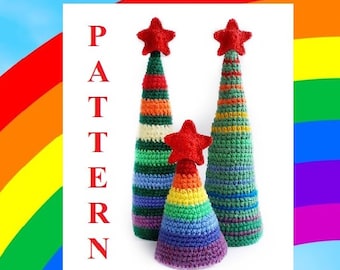 Crochet pattern Christmas tree  New Year Holiday decor Christmas Decor