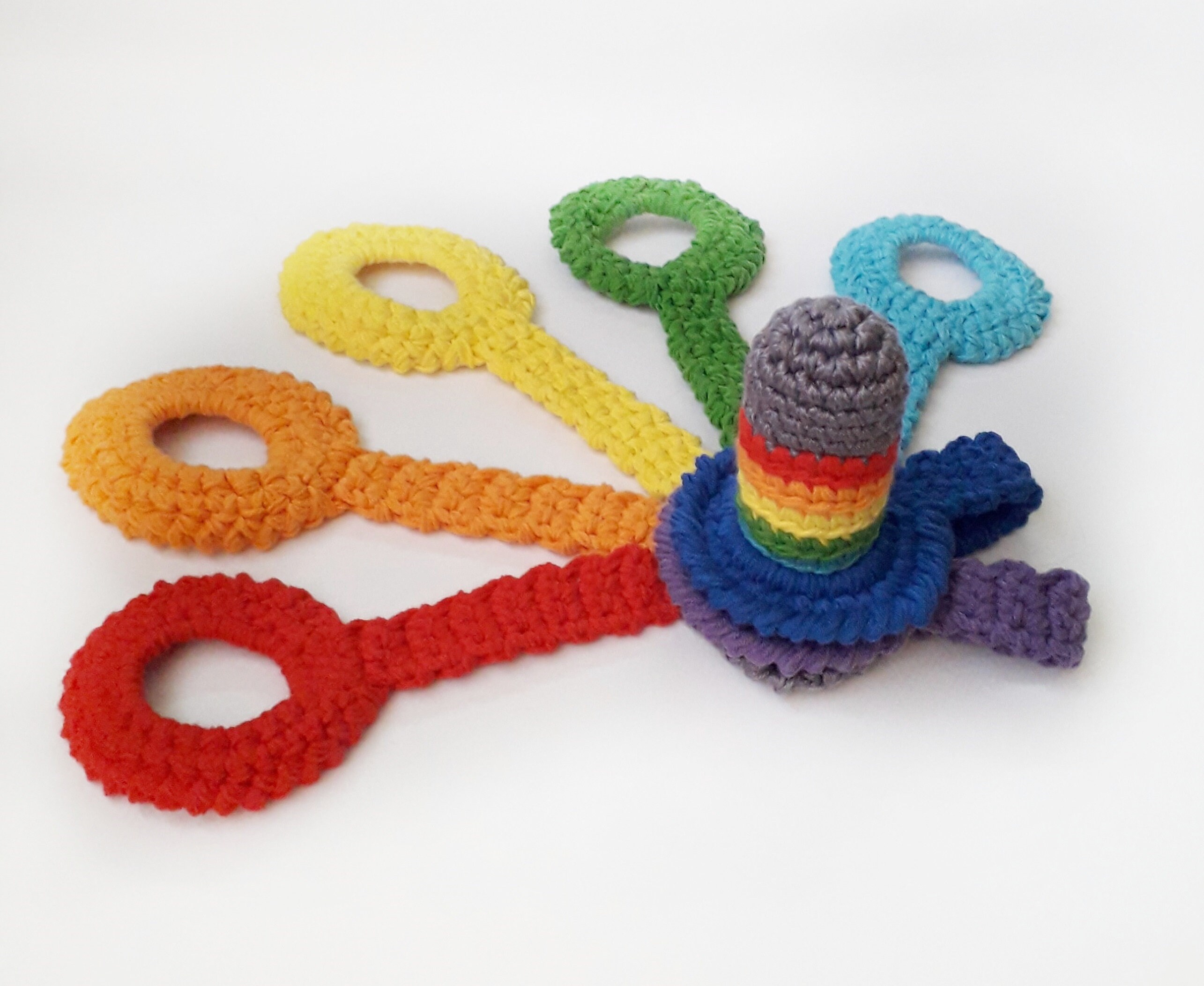 Pattern Montessori and Waldorf Eco Toy Pattern Rainbow Pyramid With ...