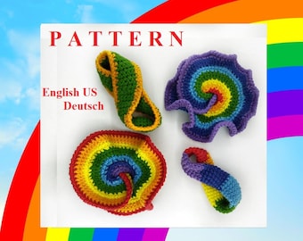 Crochet Pattern 2 in1 mobius strip toy | autism and ocd | Fidget Spinners pattern