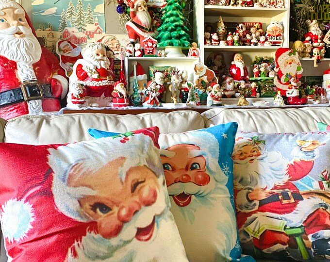 Vintage Christmas Pillow Covers Etsy