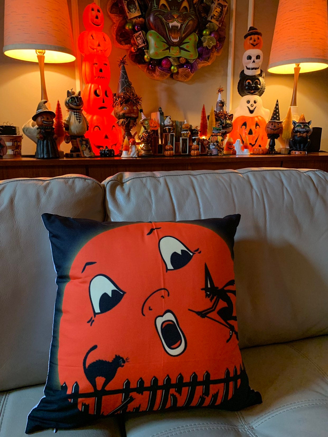Vintage Halloween Pillow Covers Etsy