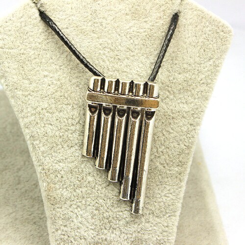 Peter Pan Flute Pipes Necklace Cute Peter Pan Charm Necklace Etsy