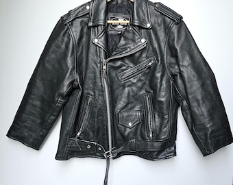 Original Rare Vintage 80s Petroff/jofama/janbell Type Leather