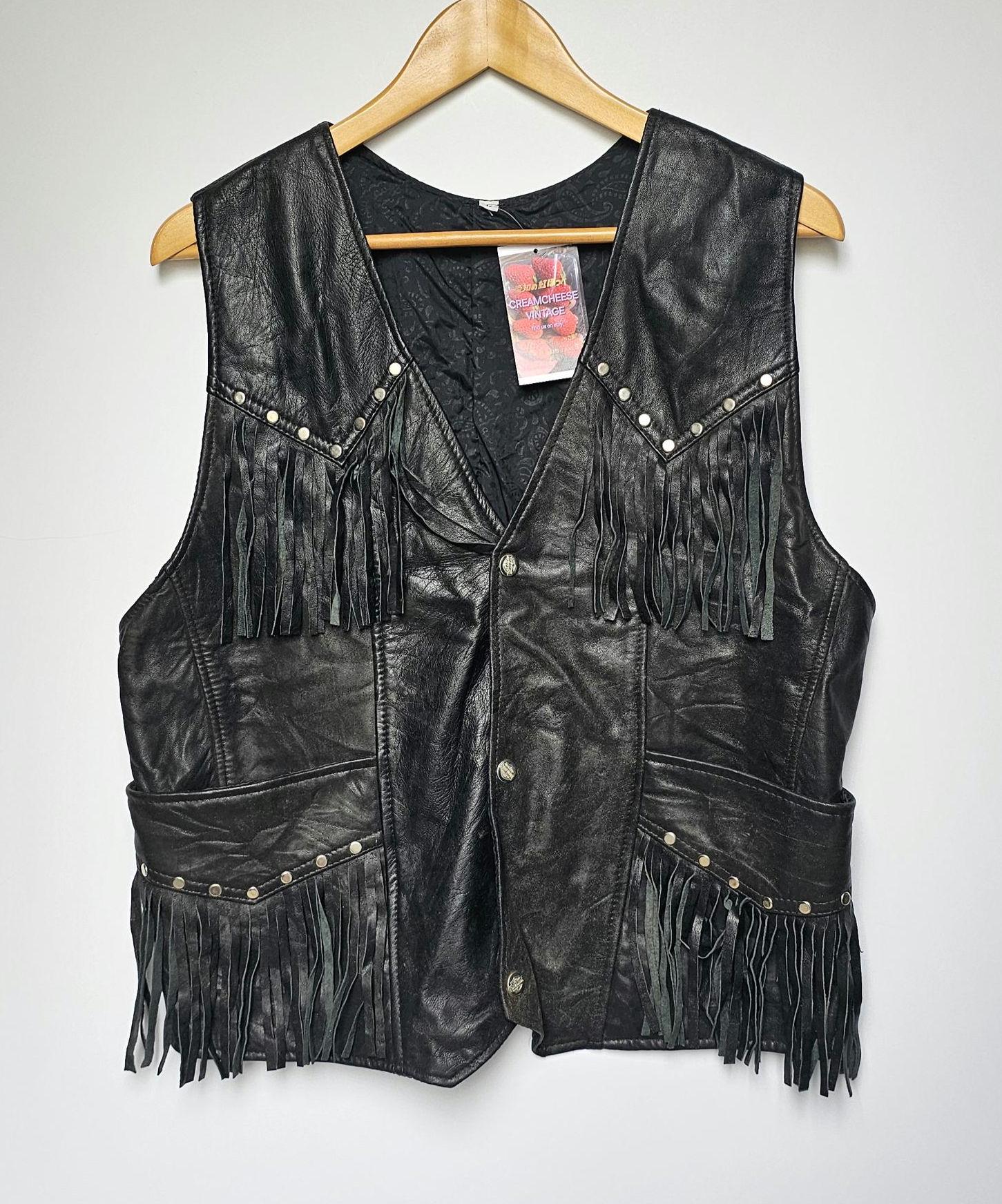 Harley Fringe Vest - Etsy Harley Fringe Vest - Etsy