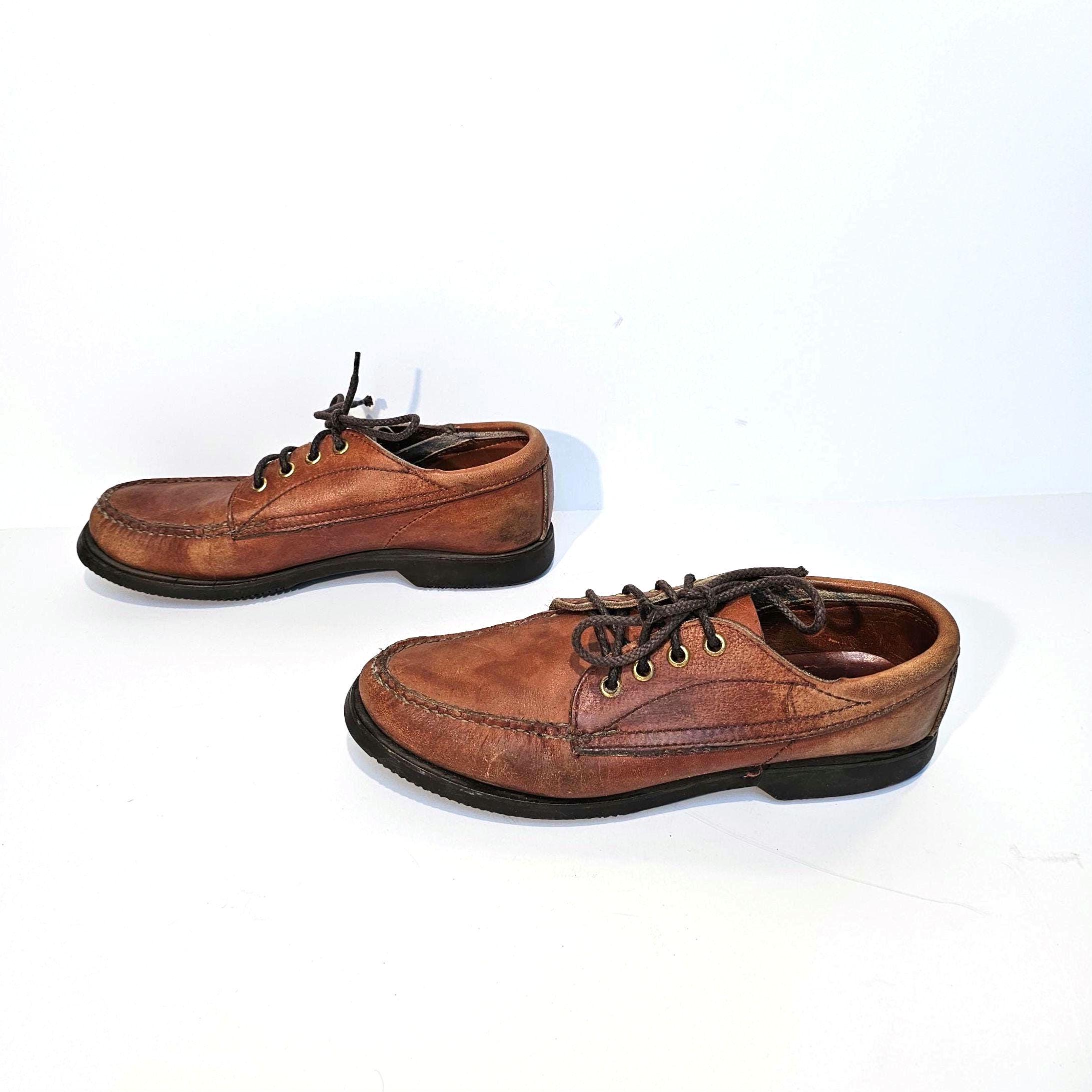 GOKEY Sauvage Bison Leather Mens Size 8.5 E Brown Oxford Shoes Loafers Bison Penny Loafer - Gokey USA main image 4