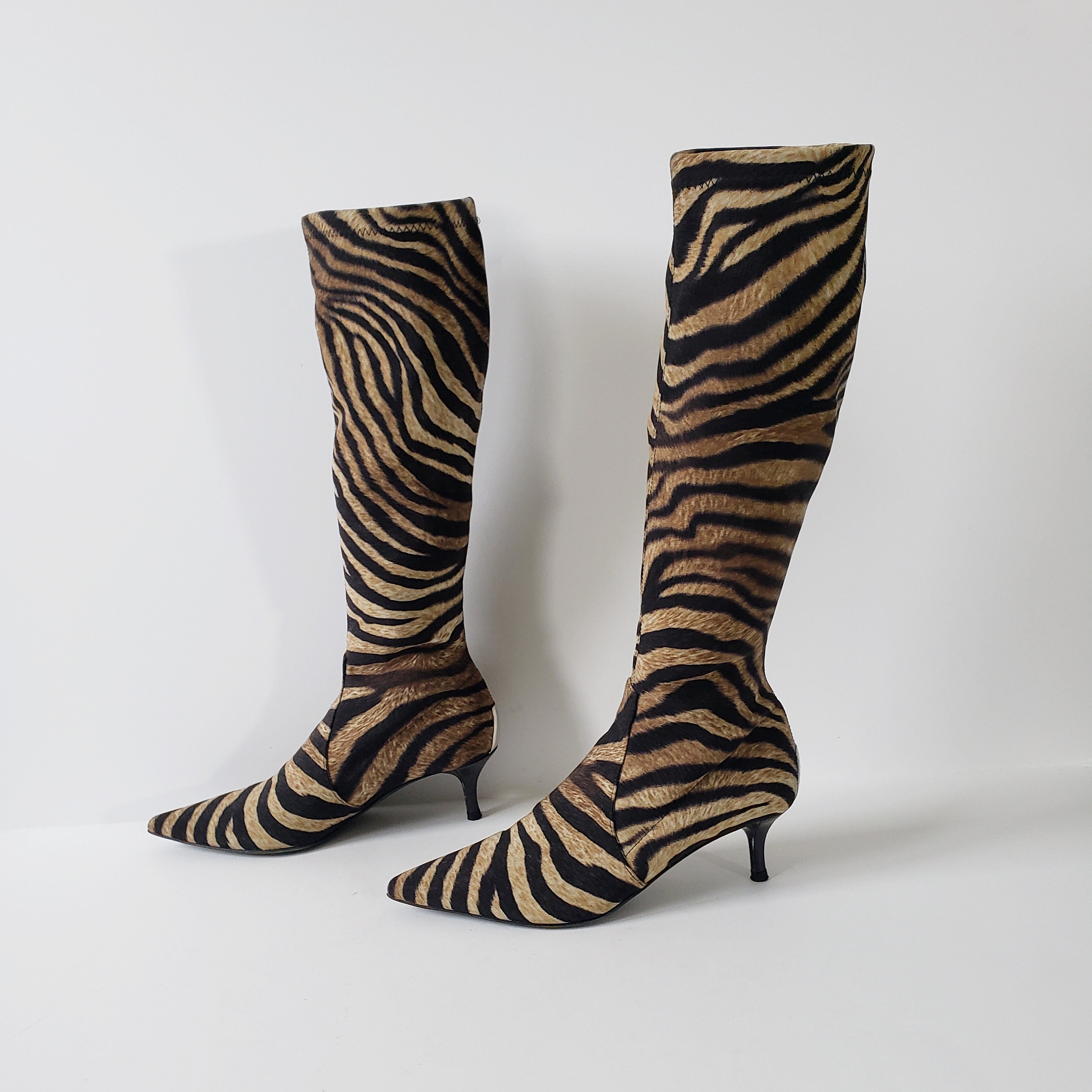 tiger stripe boots