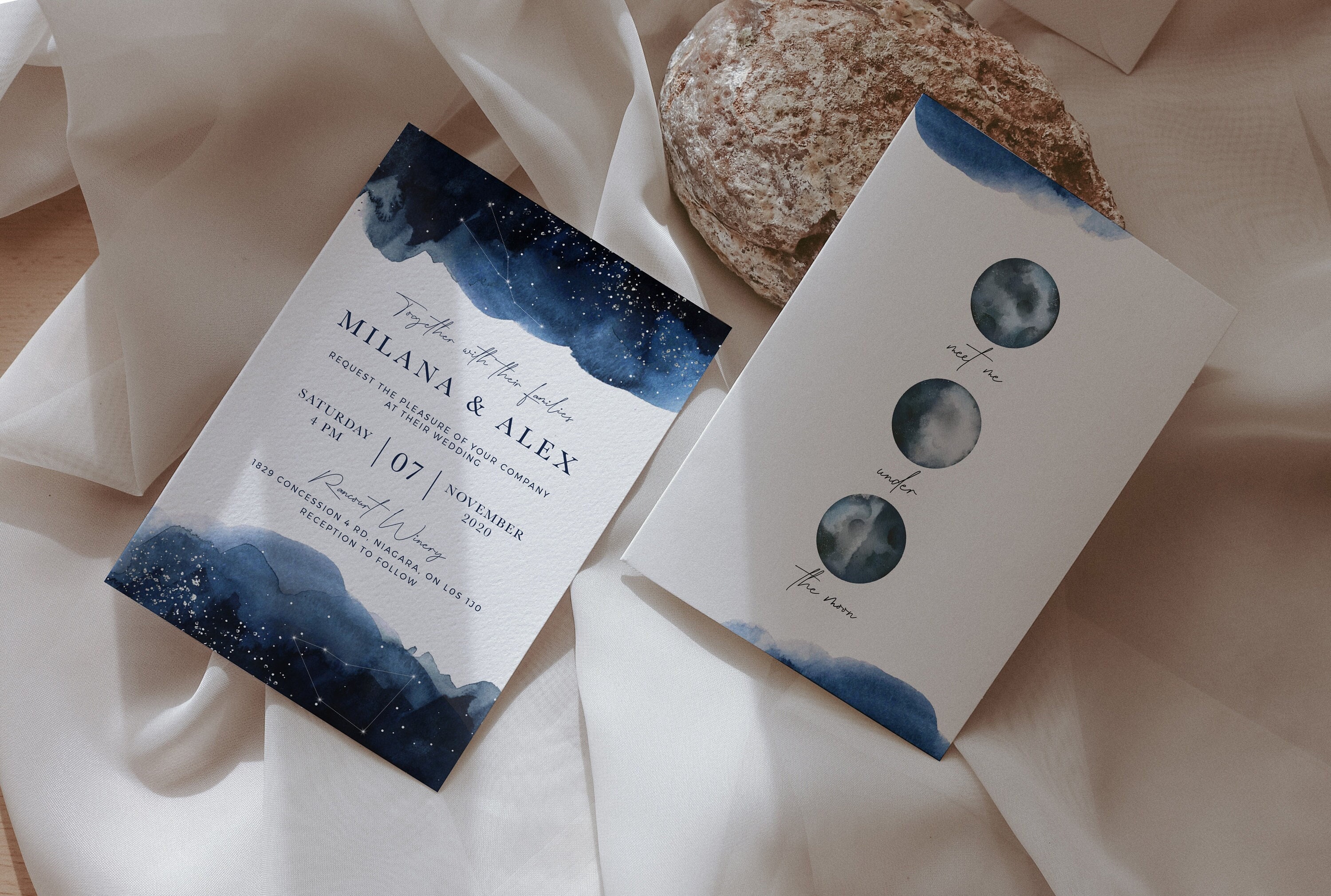 Celestial Wedding Invite
