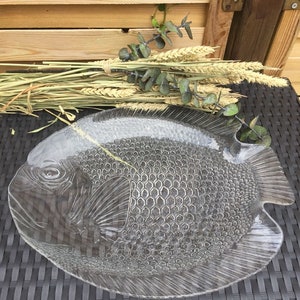 Arcoroc Gericht/Servierschale/Fischform Schale/Jahrgang