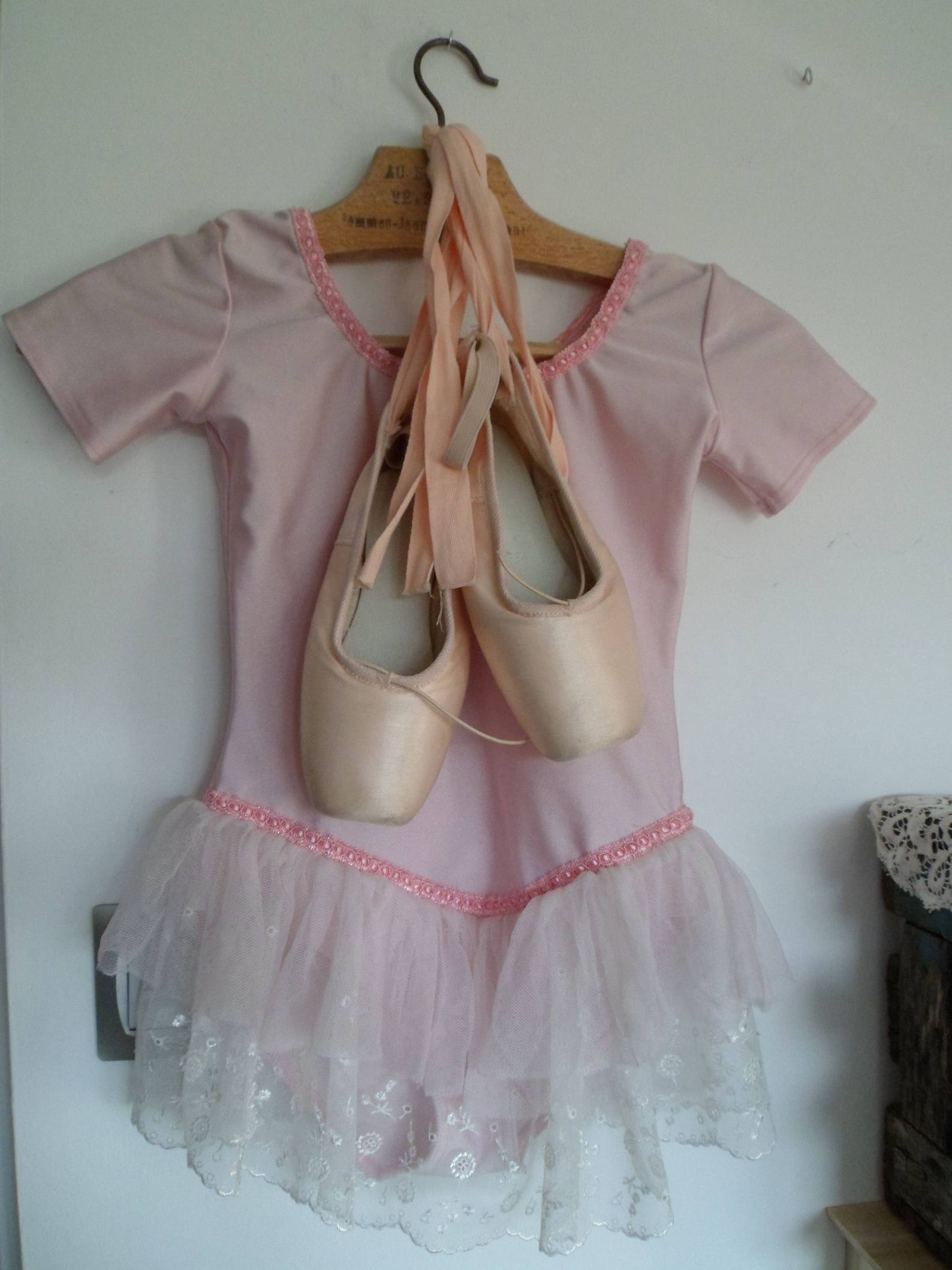 ballet shoe dance and her leotard, romantic decor, point dance, pair of shoe, classic ballet slipper sylphid
