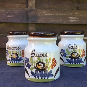 Pot à Chicoré En Verre Fumé – Ancien Pot à épices