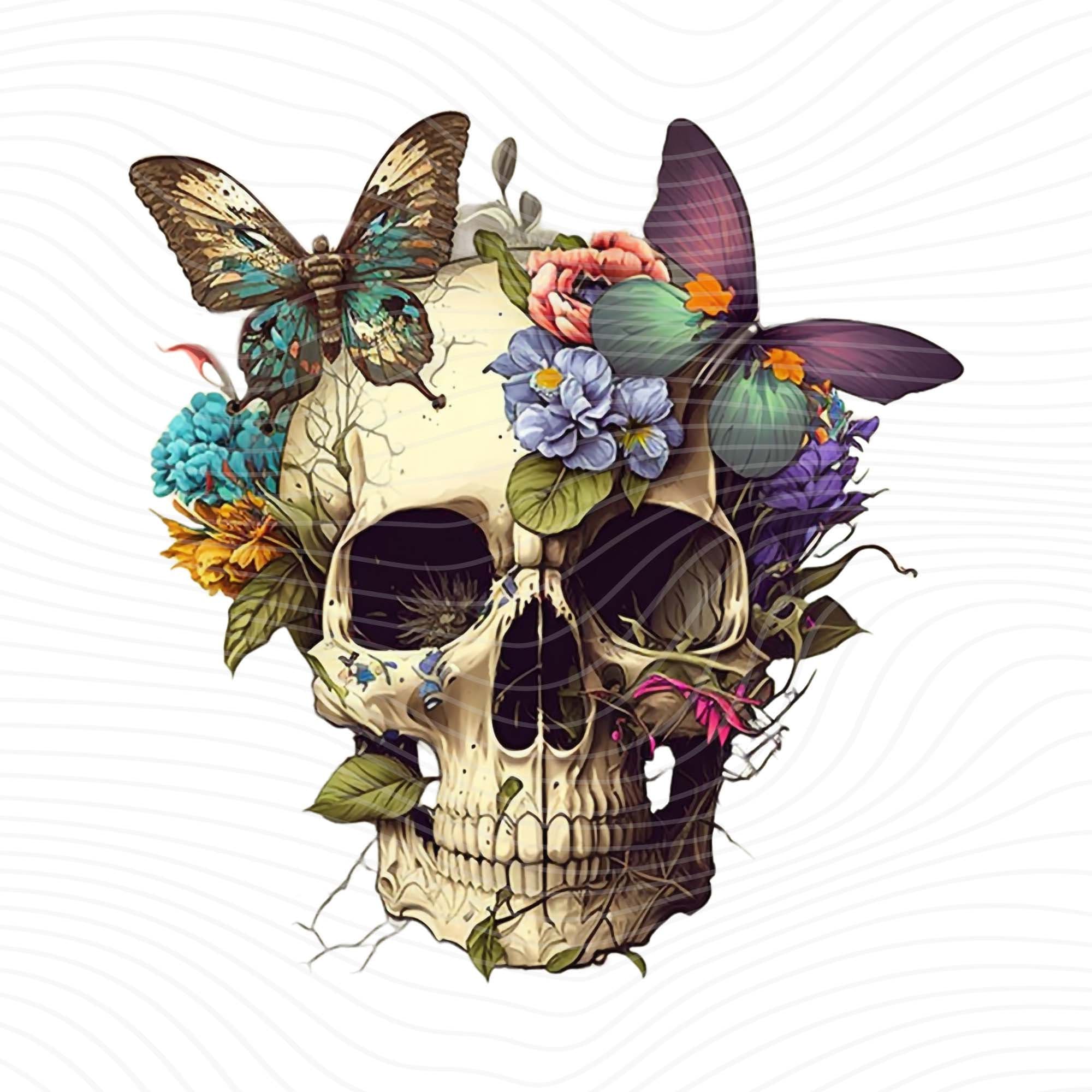 トップス civarize flower butterfly skull top civarize flower butterfly skull top - メルカリ