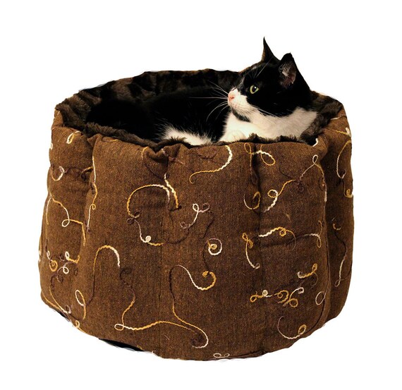 pouf cat bed
