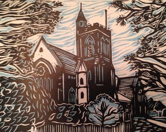 Unique wedding gifts - Customised church prints