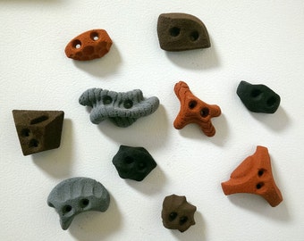 Rock Climbing Magnet Set - Earth Tones