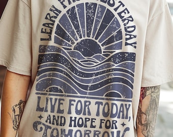 Shirt Retro Png, Inspiring Png, Positive Png Quote, Quotes Png Design, Png Boho Motivated, Retro Aesthetics Png, Affirmation Png Boho