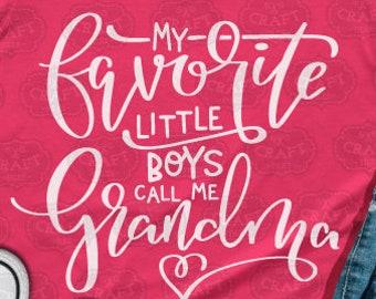 Download Boy Grandma Svg Etsy