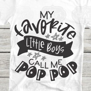 Día del padre SVG, abuelo SVG, pop pop SVG, taza del día del padre SVG, regalo de abuelo, mi gente favorita me llama SVG, regalo de pop pop, niños SVG