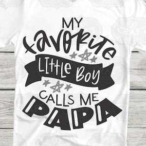 Día del padre SVG, papá SVG, abuelo SVG, camisa del día del padre SVG, regalo del abuelo, mi gente favorita me llama SVG, regalo de papá SVG, niño pequeño