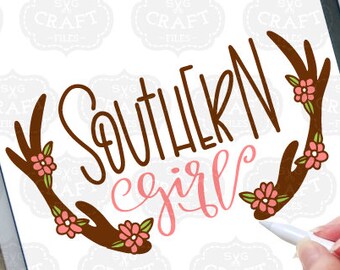 Southern Girl SVG File: Texas Woman, Layered Design (Digital Download)