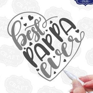 abuelo SVG, el mejor papá de todos los tiempos SVG, día del padre SVG, padre SVG, diseño de sublimación, mejor papá SVG, papá SVG, descarga de silueta, png
