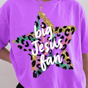 Religious leopard print design