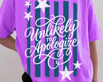 Camiseta feminina ousada com estampa retrô grunge, frase impactante, tipografia vintage e design de estrela desgastada.