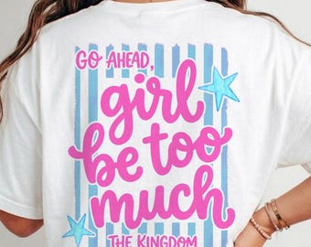 Adelante, chica, sé demasiado PNG, Ester 4:14 Diseño de sublimación cristiana, Camiseta de fe PNG, Descarga digital para mujeres cristianas