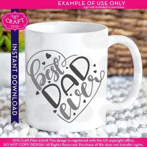 Download Father S Day Svg Best Dad Ever Svg Dad Svg Commercial Etsy